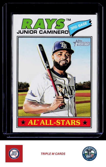 2026 Topps Heritage #380 Junior Caminero