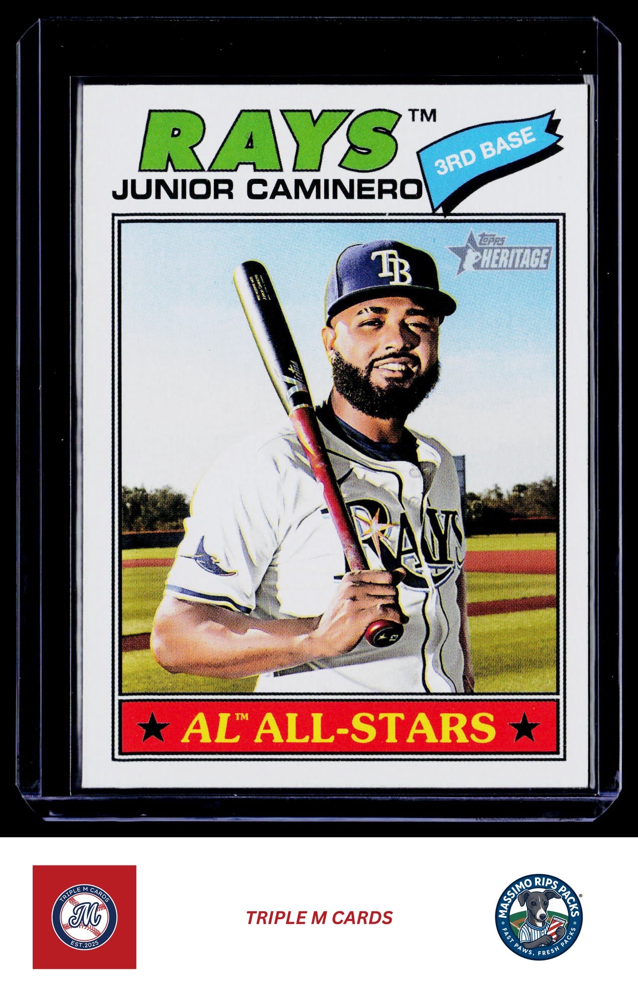 2026 Topps Heritage #380 Junior Caminero