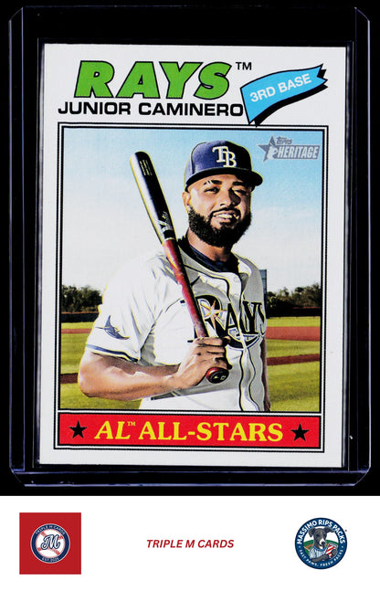 2026 Topps Heritage #380 Junior Caminero