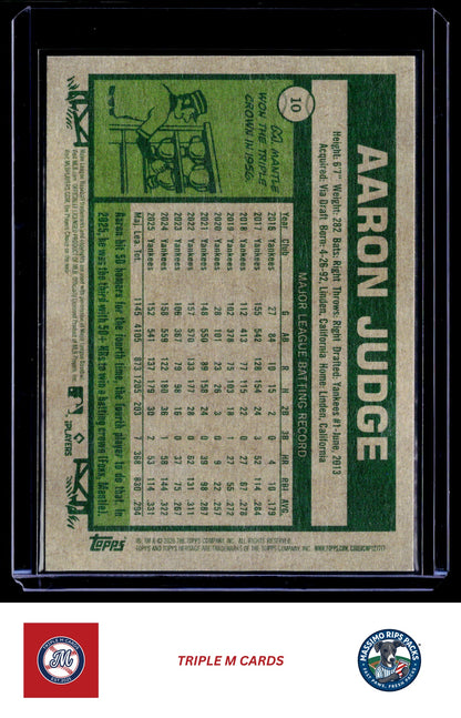 2026 Topps Heritage #10 Aaron Judge