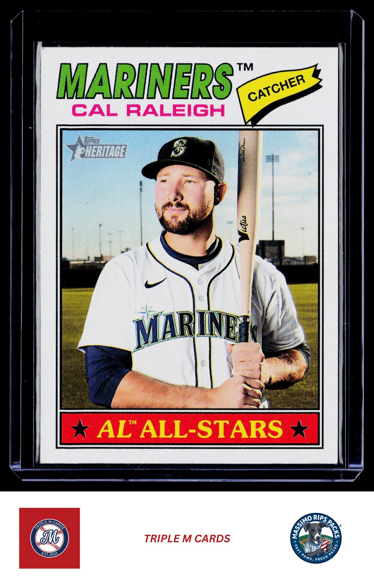 2026 Topps Heritage #269 Cal Raleigh