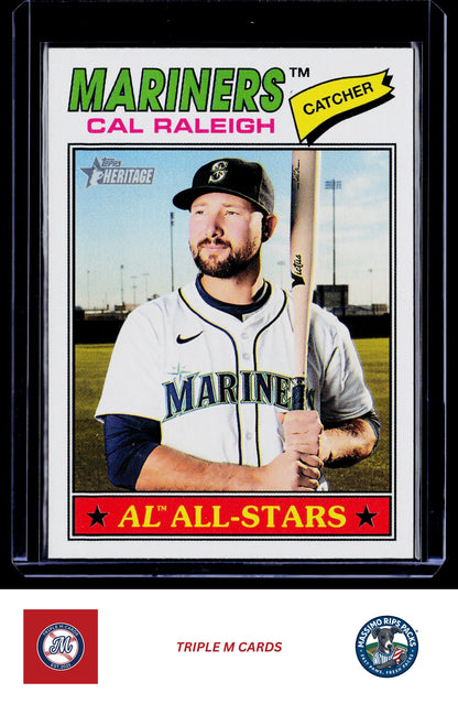 2026 Topps Heritage #269 Cal Raleigh