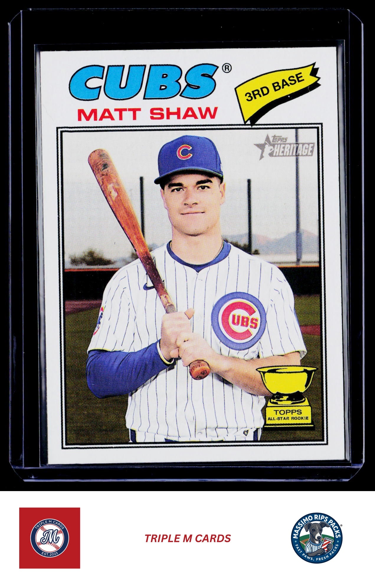 2026 Topps Heritage #299 Matt Shaw