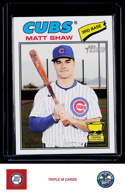 2026 Topps Heritage #299 Matt Shaw