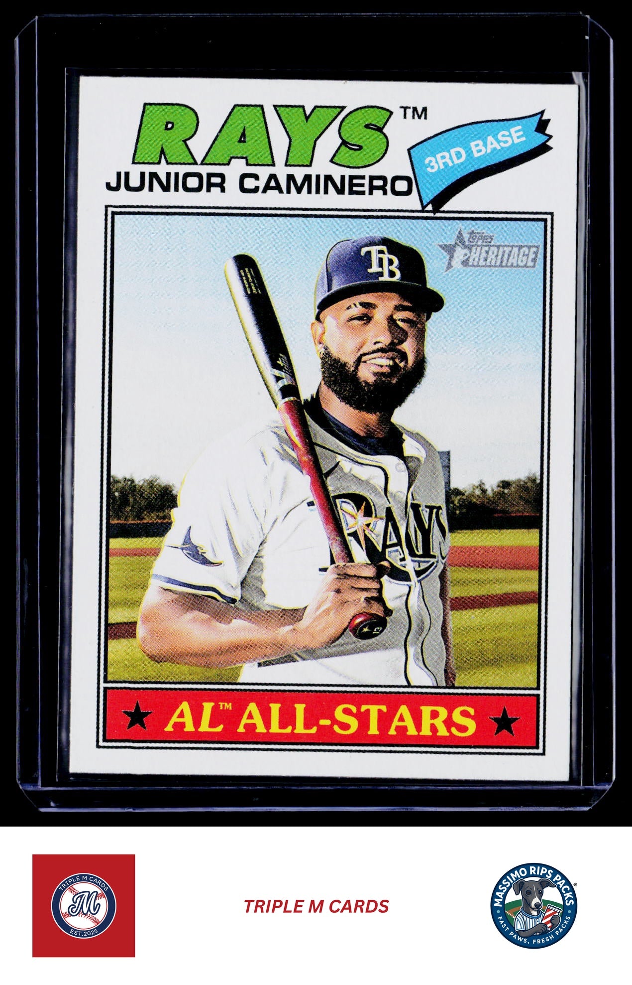 2026 Topps Heritage #380 Junior Caminero
