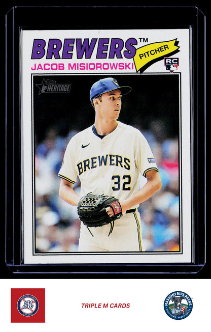 2026 Topps Heritage #144 Jacob Misiorowski