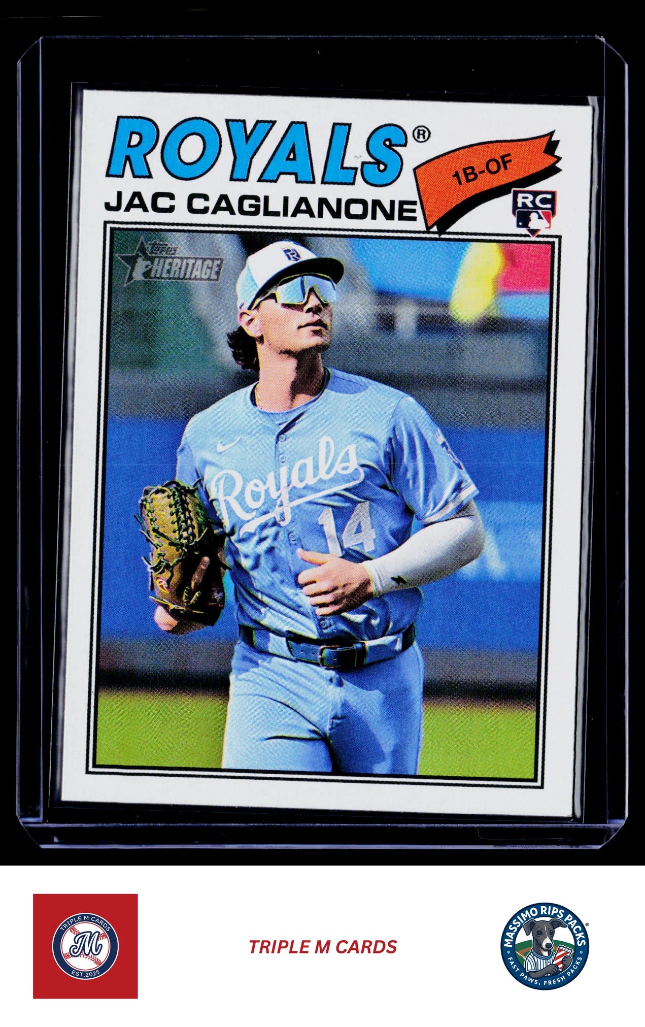 2026 Topps Heritage #136 Jac Caglianone