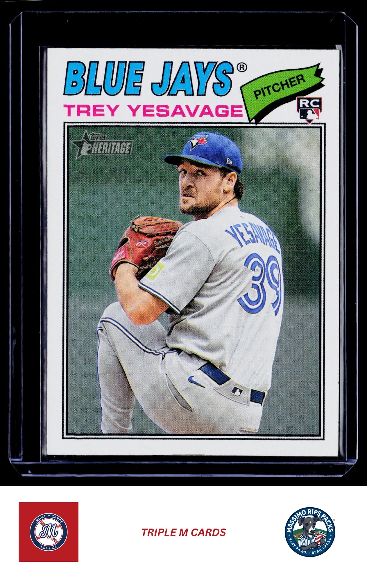 2026 Topps Heritage #245 Trey Yesavage
