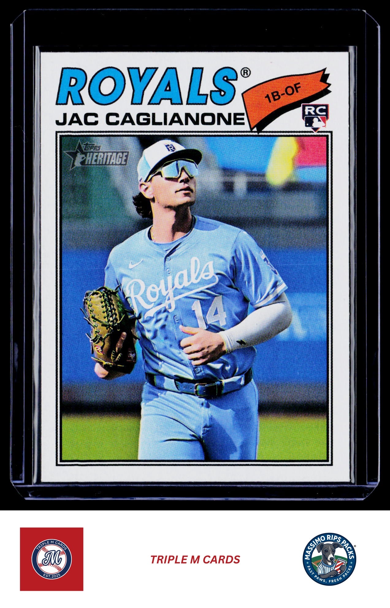 2026 Topps Heritage #136 Jac Caglianone