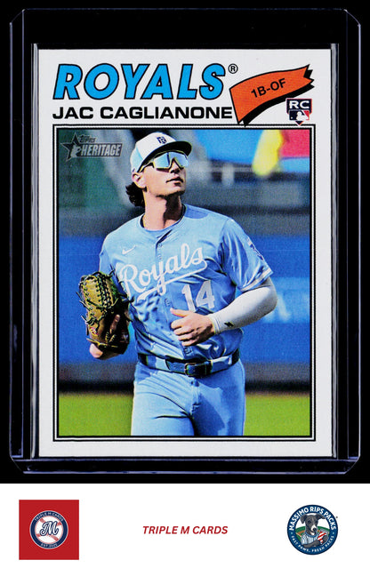 2026 Topps Heritage #136 Jac Caglianone