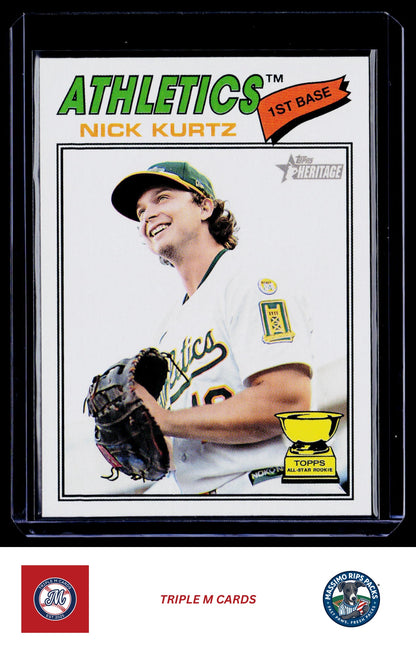 2026 Topps Heritage #275 Nick Kurtz