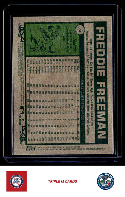 2026 Topps Heritage #350 Freddie Freeman