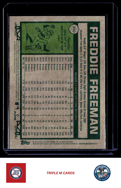 2026 Topps Heritage #350 Freddie Freeman
