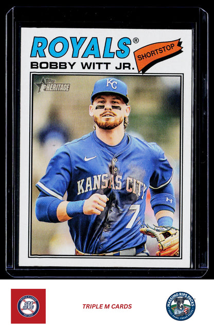 2026 Topps Heritage #160 Bobby Witt Jr.