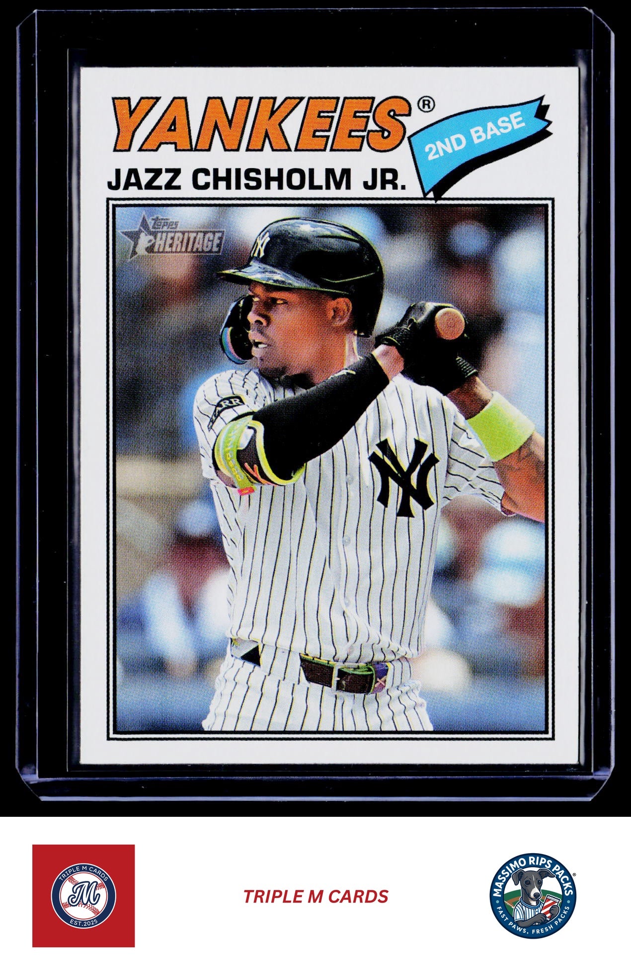 2026 Topps Heritage #196 Jazz Chisholm Jr.