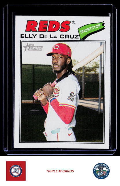 2026 Topps Heritage #70 Elly De La Cruz
