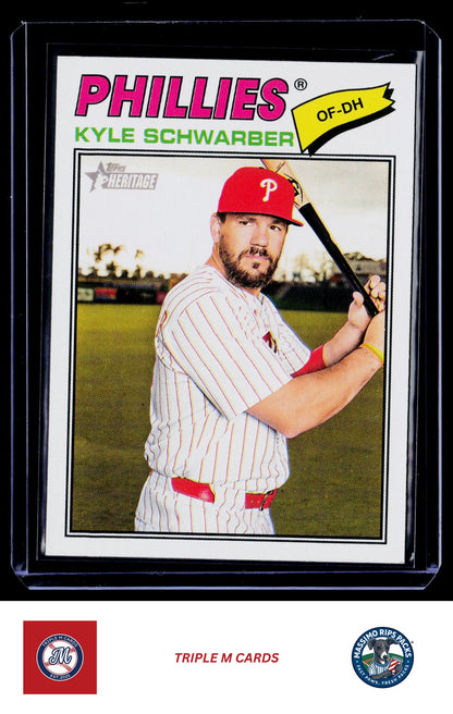 2026 Topps Heritage #159 Kyle Schwarber