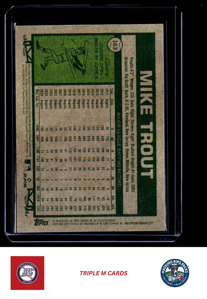 2026 Topps Heritage #163 Mike Trout