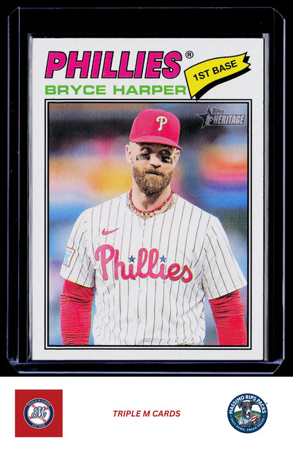 2026 Topps Heritage #72 Bryce Harper