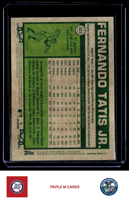 2026 Topps Heritage #322 Fernando Tatis Jr.