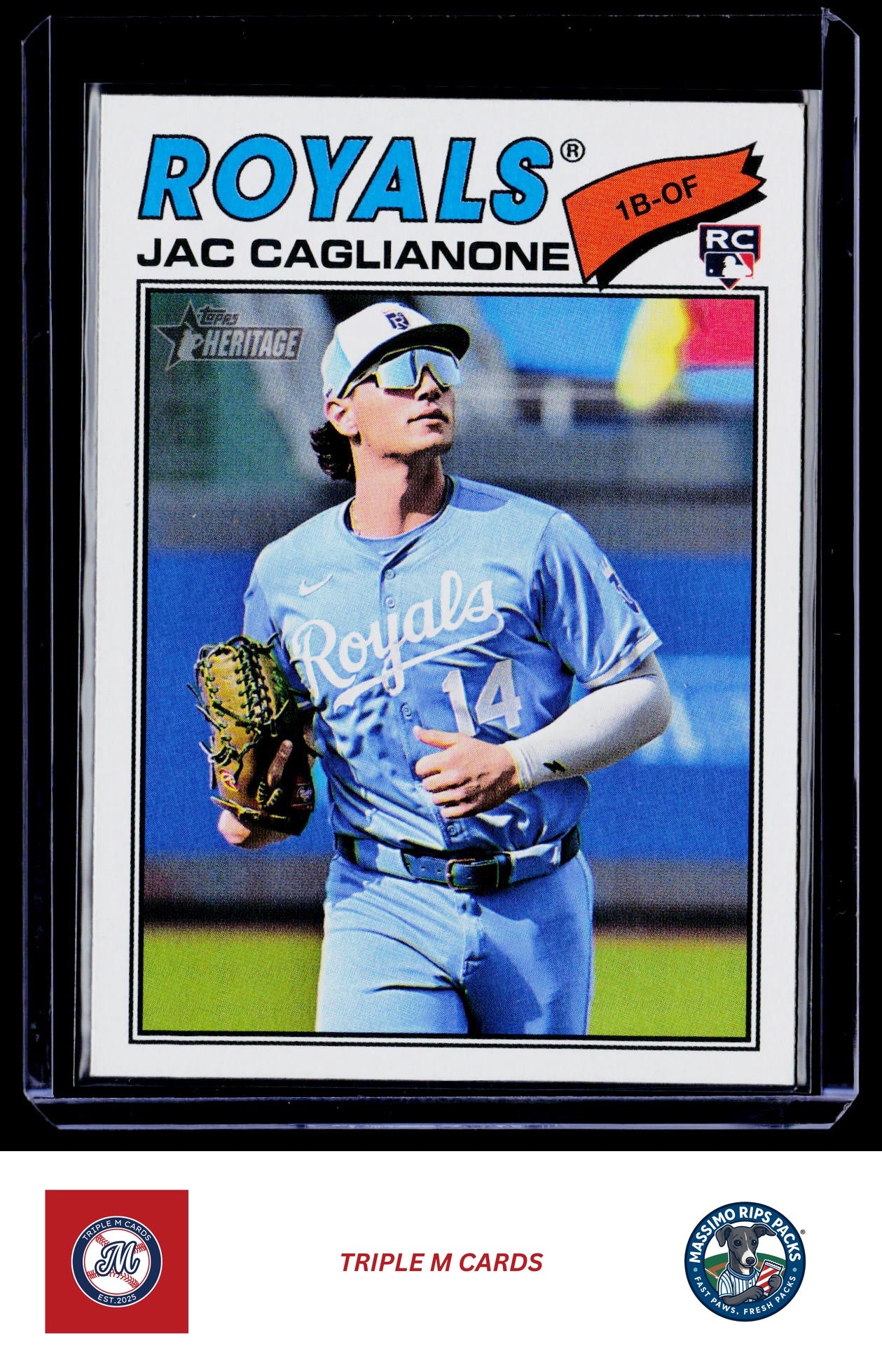 2026 Topps Heritage #136 Jac Caglianone