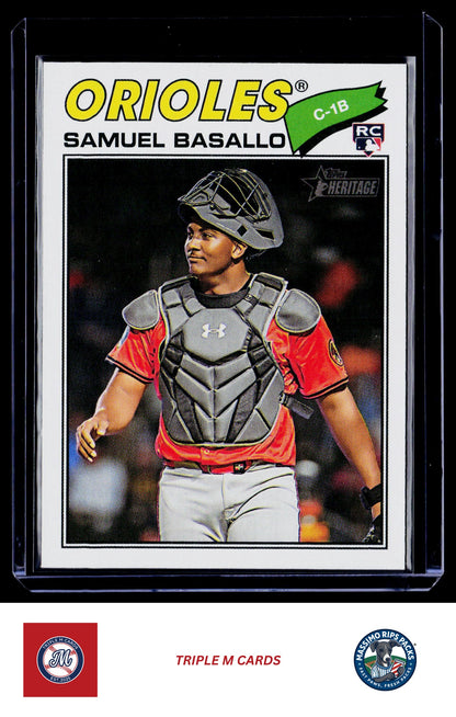 2026 Topps Heritage #175 Samuel Basallo