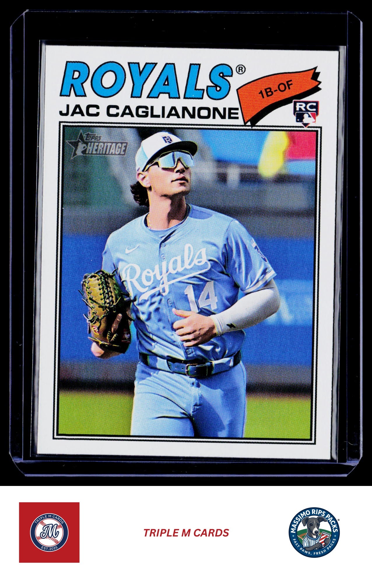 2026 Topps Heritage #136 Jac Caglianone