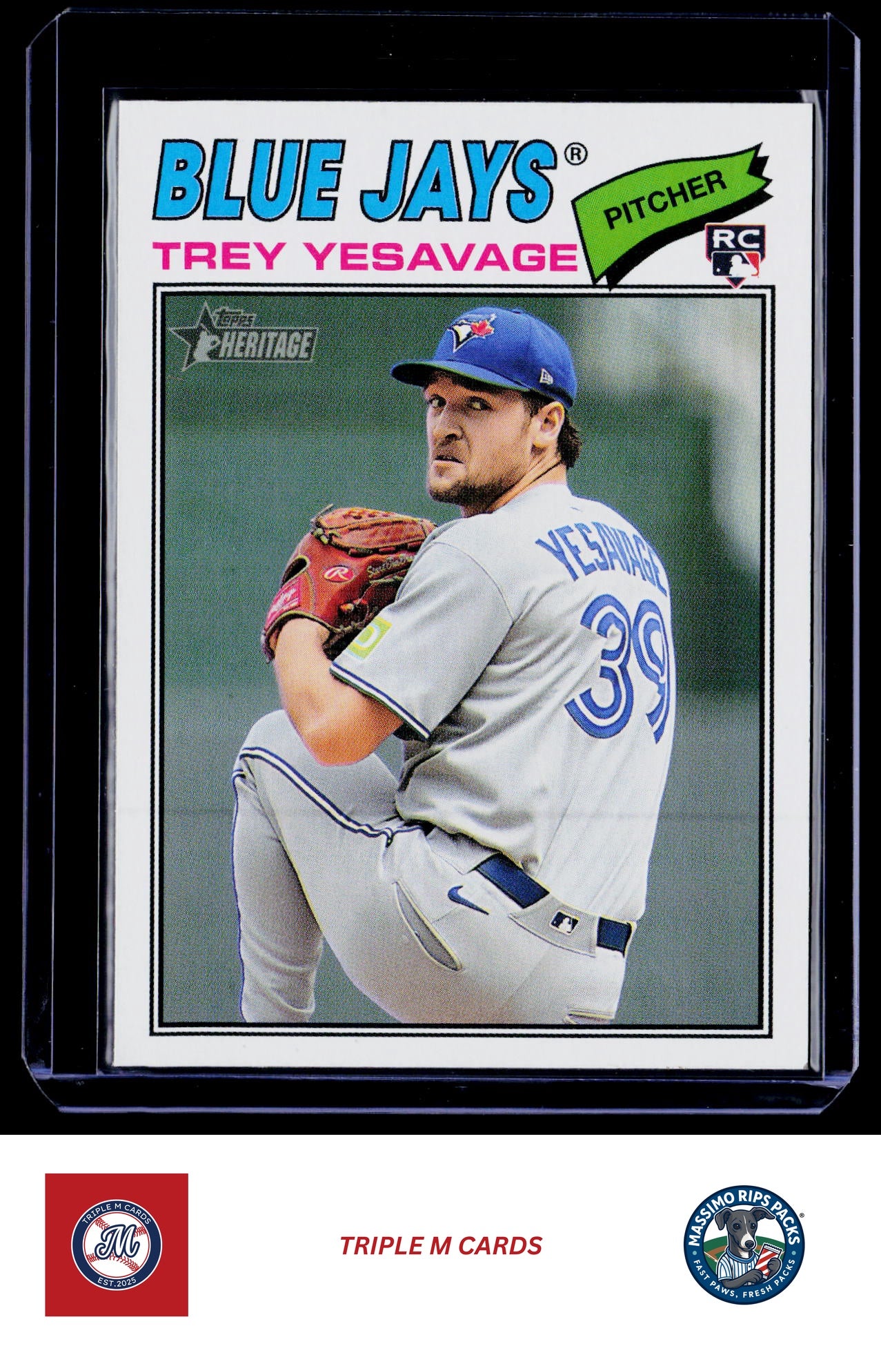 2026 Topps Heritage #245 Trey Yesavage