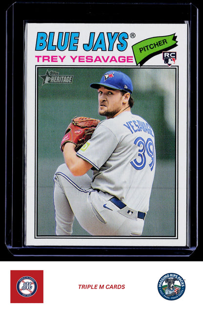 2026 Topps Heritage #245 Trey Yesavage