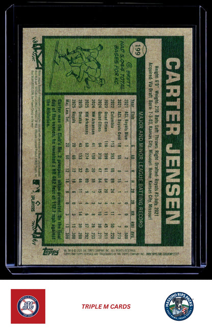 2026 Topps Heritage #199 Carter Jensen