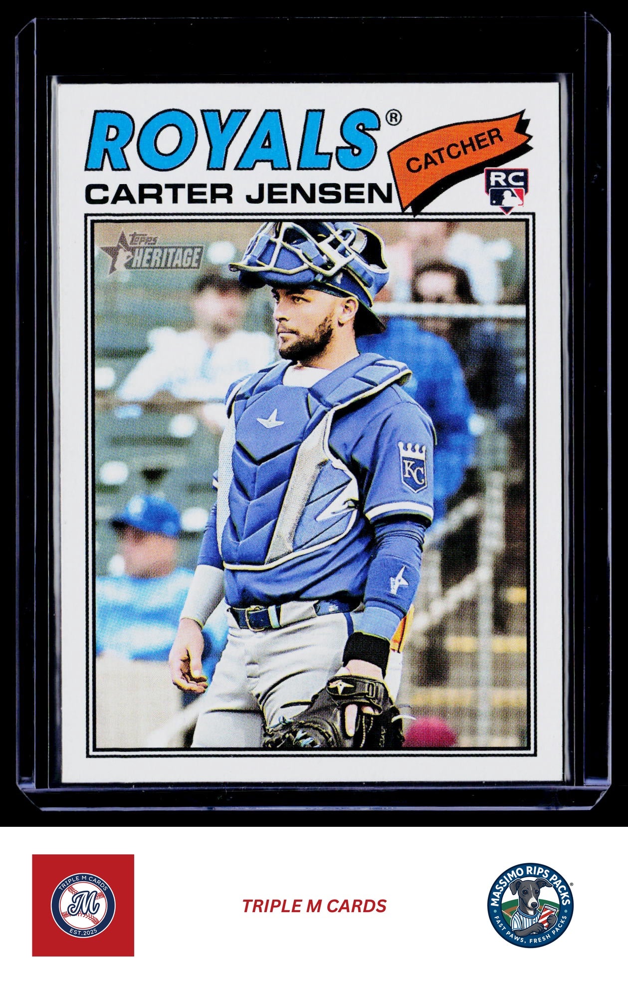 2026 Topps Heritage #199 Carter Jensen