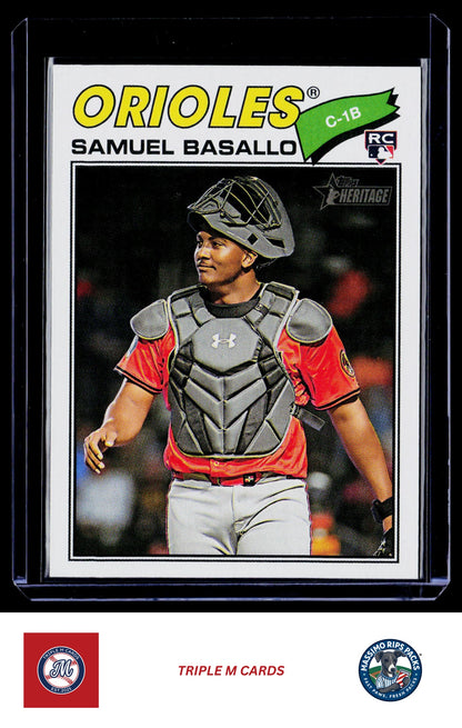 2026 Topps Heritage #175 Samuel Basallo