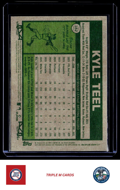 2026 Topps Heritage #182 Kyle Teel