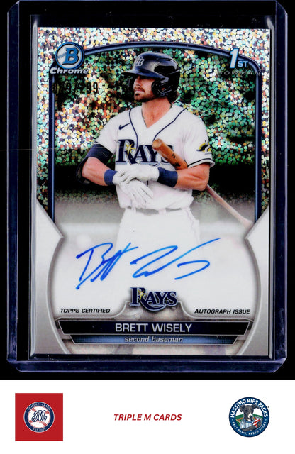 2023 Bowman Chrome #CPA-BW Brett Wisely