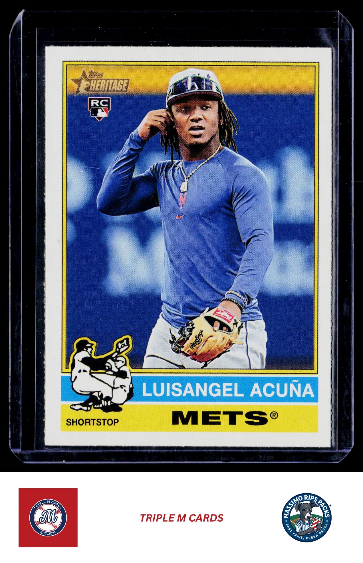 2025 Topps Heritage #274c Luisangel Acuña