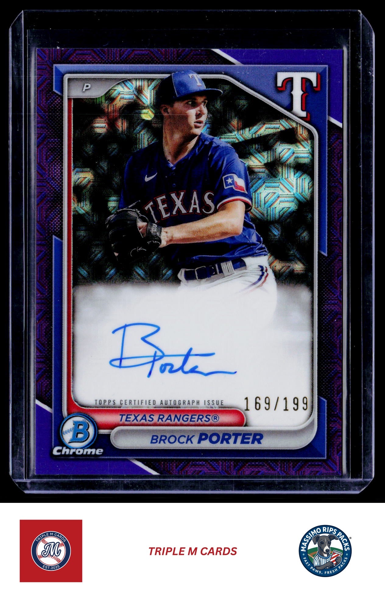 2024 Bowman Chrome #BMA-BP Brock Porter