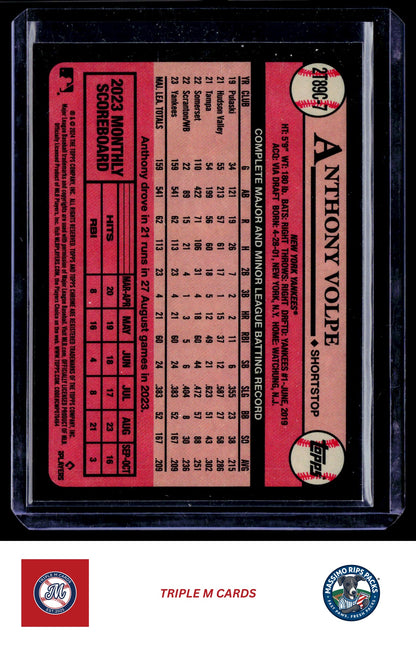 2024 Topps #2T89C-7 Anthony Volpe