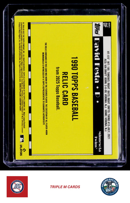 2025 Topps #90R2-DF David Festa