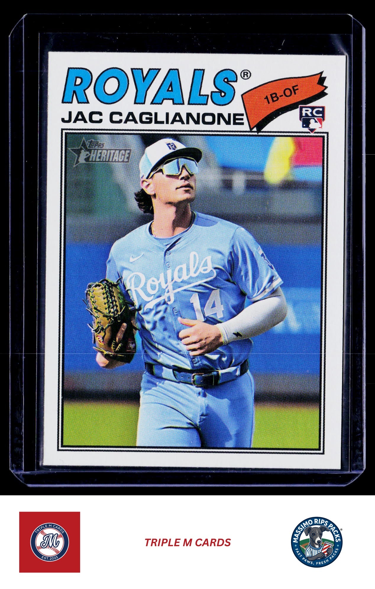 2026 Topps Heritage #136 Jac Caglianone