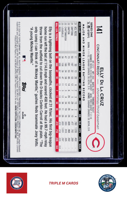 2024 Topps #141 Elly De La Cruz