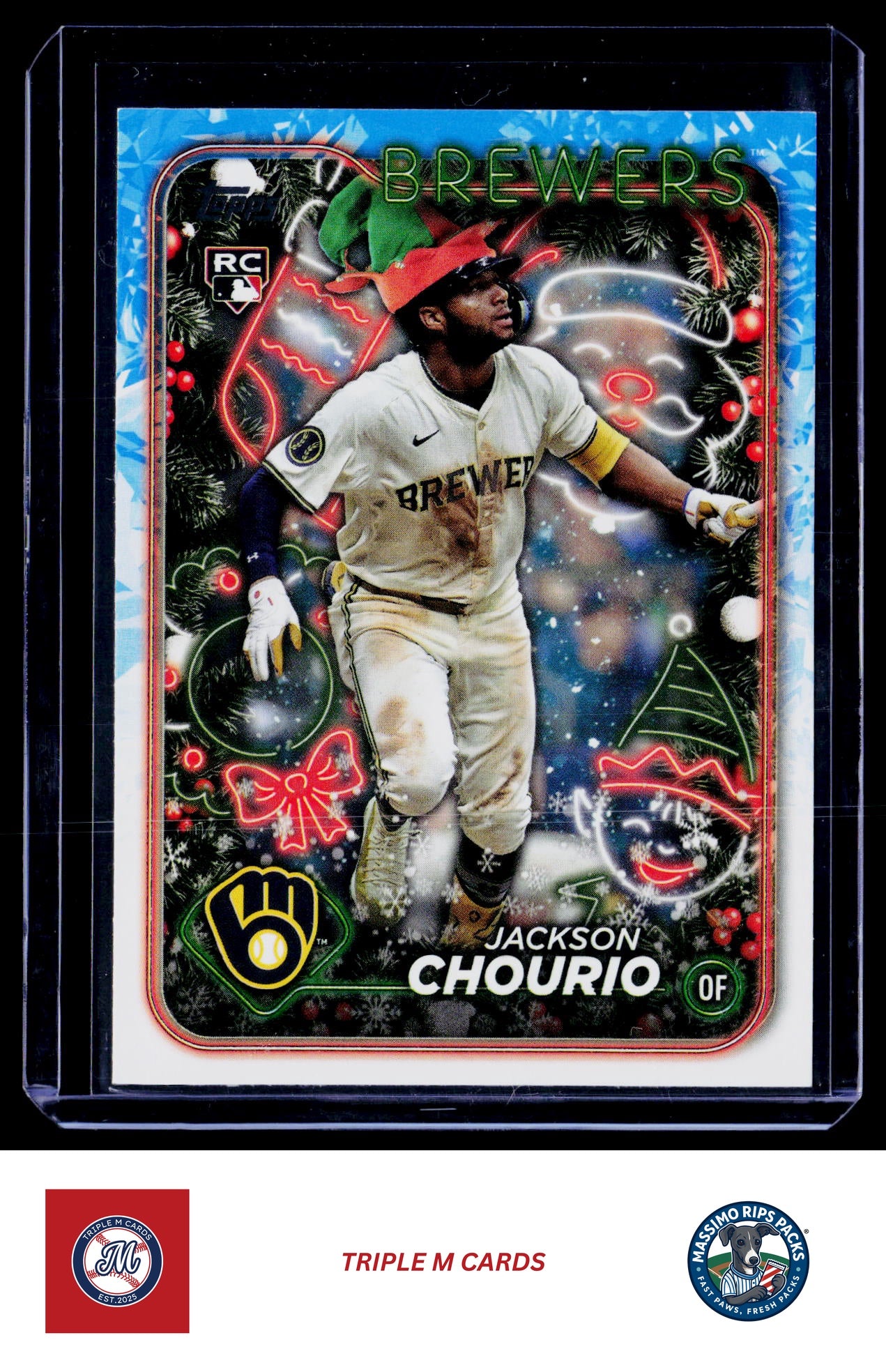 2024 Topps Holiday #H119 Jackson Chourio