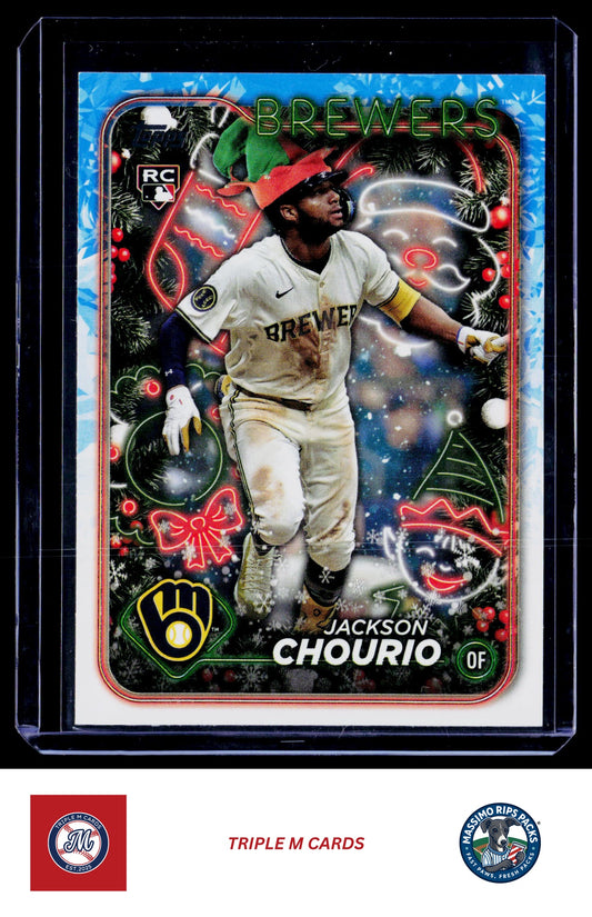 2024 Topps Holiday #H119 Jackson Chourio