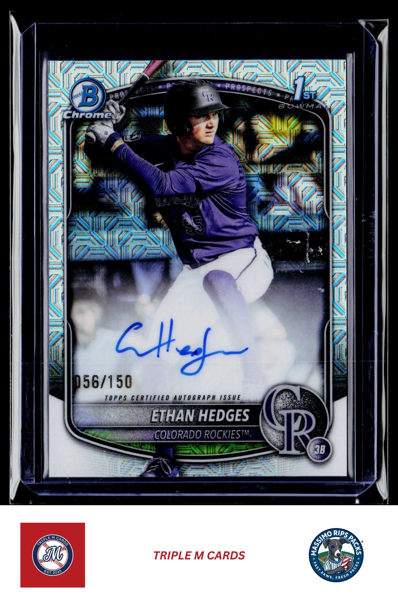 2025 Bowman Draft #CPA-EHE Ethan Hedges