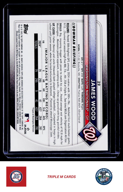 2025 Bowman #29 James Wood