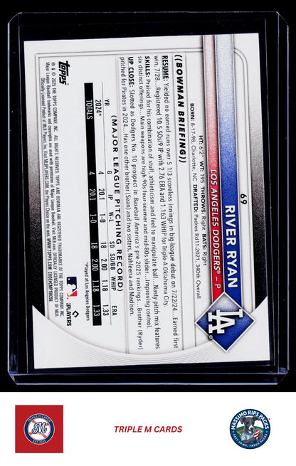 2025 Bowman #69 River Ryan