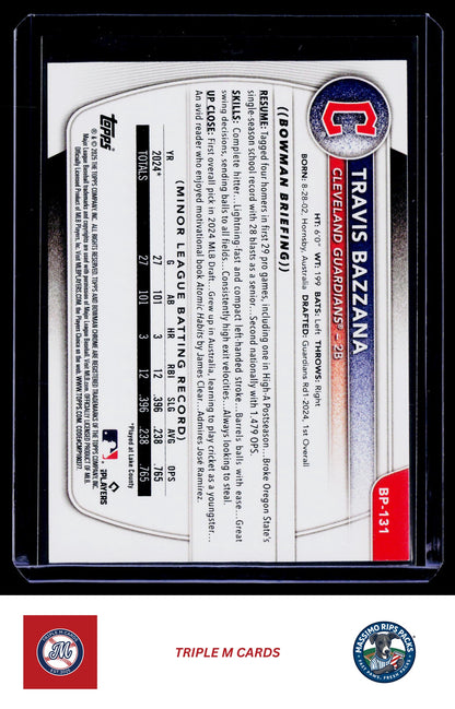 2025 Bowman #BP-131 Travis Bazzana Prospects