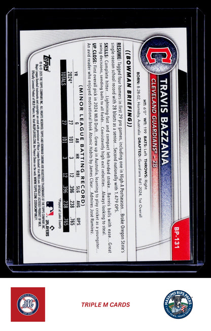 2025 Bowman #BP-131 Travis Bazzana Prospects