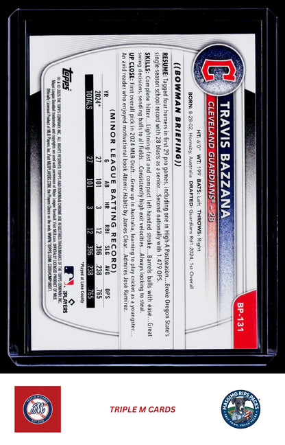 2025 Bowman #BP-131 Travis Bazzana Prospects