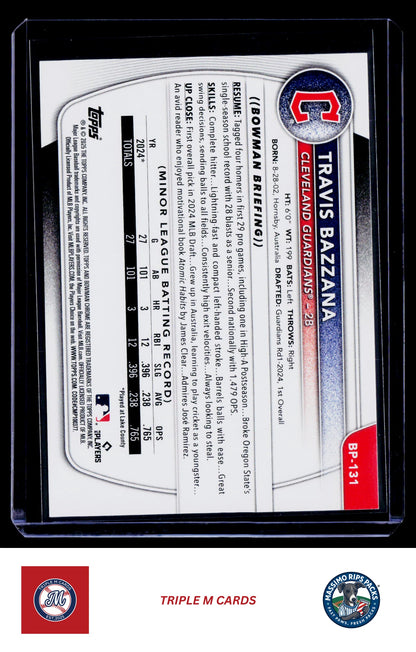 2025 Bowman #BP-131 Travis Bazzana Prospects