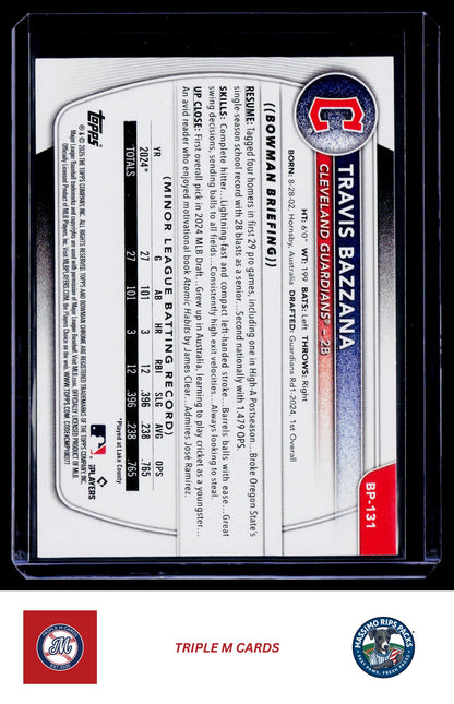 2025 Bowman #BP-131 Travis Bazzana Prospects